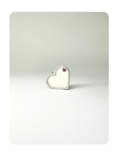 Load image into Gallery viewer, Petite Heart October (Pink Tourmaline)