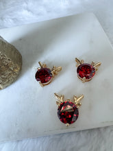 Load image into Gallery viewer, Ruby Reindeer Charm