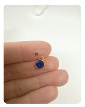 Load image into Gallery viewer, Gold Rhinestone Charms