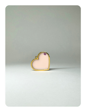 Load image into Gallery viewer, Petite Heart October (Pink Tourmaline)