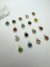 Load image into Gallery viewer, Gold Rhinestone Charms