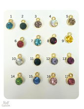 Load image into Gallery viewer, Gold Rhinestone Charms