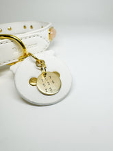 Load image into Gallery viewer, Rose Quartz Leather Tag