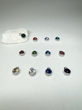 Load image into Gallery viewer, Silver Rhinestone Charms