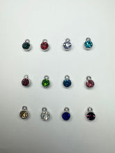 Load image into Gallery viewer, Silver Rhinestone Charms