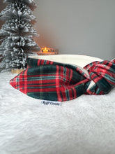 Load image into Gallery viewer, Tartan & Snow Nodo Neckerchief