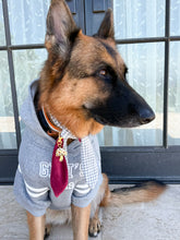 Load image into Gallery viewer, Nodo Neckerchief in Merlot/Grey Houndstooth