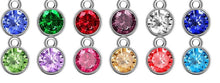 Load image into Gallery viewer, Silver Rhinestone Charms