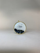 Load image into Gallery viewer, Hemline-Black Tourmaline Crystal & Cubic Zirconia