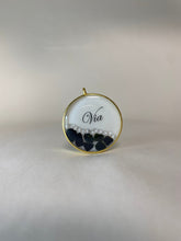 Load image into Gallery viewer, Hemline-Black Tourmaline Crystal & Cubic Zirconia