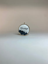 Load image into Gallery viewer, Hemline-Black Tourmaline Crystal & Cubic Zirconia