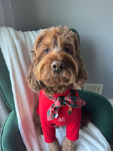 Load image into Gallery viewer, Tartan &amp; Snow Nodo Neckerchief
