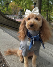 Load image into Gallery viewer, Nodo Neckerchief in Heritage Navy/Heart Print
