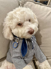 Load image into Gallery viewer, Nodo Neckerchief in Heritage Navy/Heart Print
