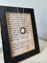 Load image into Gallery viewer, Midnight Rose Cameo Necklace
