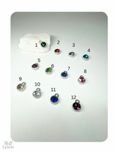 Load image into Gallery viewer, Silver Rhinestone Charms
