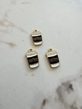 Load image into Gallery viewer, Enamel Coffee Charm

