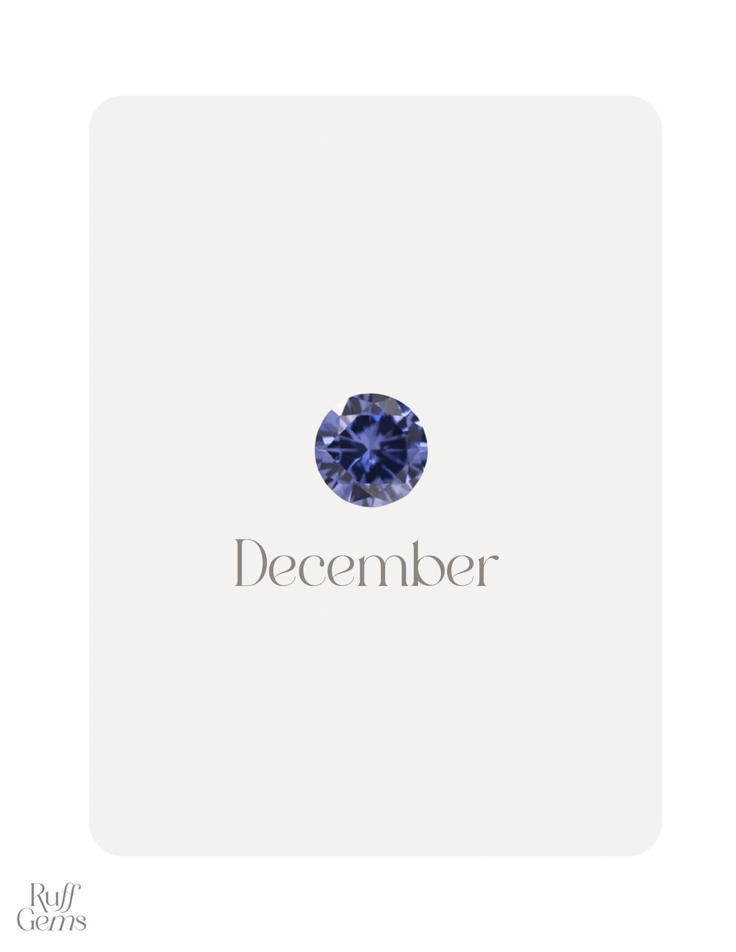 December (Tanzanite)