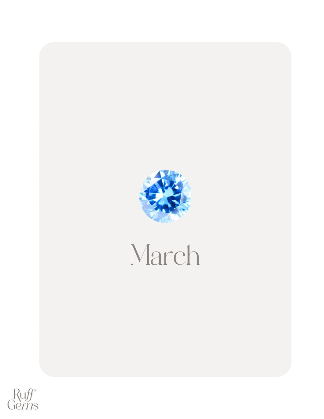 March (Aquamarine)