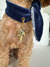 Load image into Gallery viewer, Nodo Neckerchief in Heritage Navy/Heart Print

