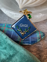 Load image into Gallery viewer, Nodo Neckerchief in Velvet Pine/Navy Tartan
