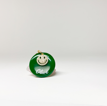 Load image into Gallery viewer, Happy Place- Micropave Smile Tag
