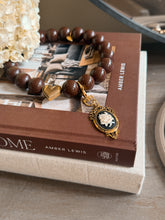 Load image into Gallery viewer, Midnight Rose Cameo ID Tag
