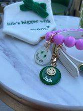 Load image into Gallery viewer, Happy Place- Micropave Smile Tag
